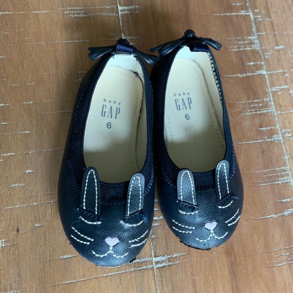 Gap toddler bunny ballet flats size 6 - Picture 2 of 5